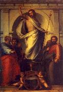 Fra Bartolommeo Resurrected Christ with Saints Spain oil painting reproduction